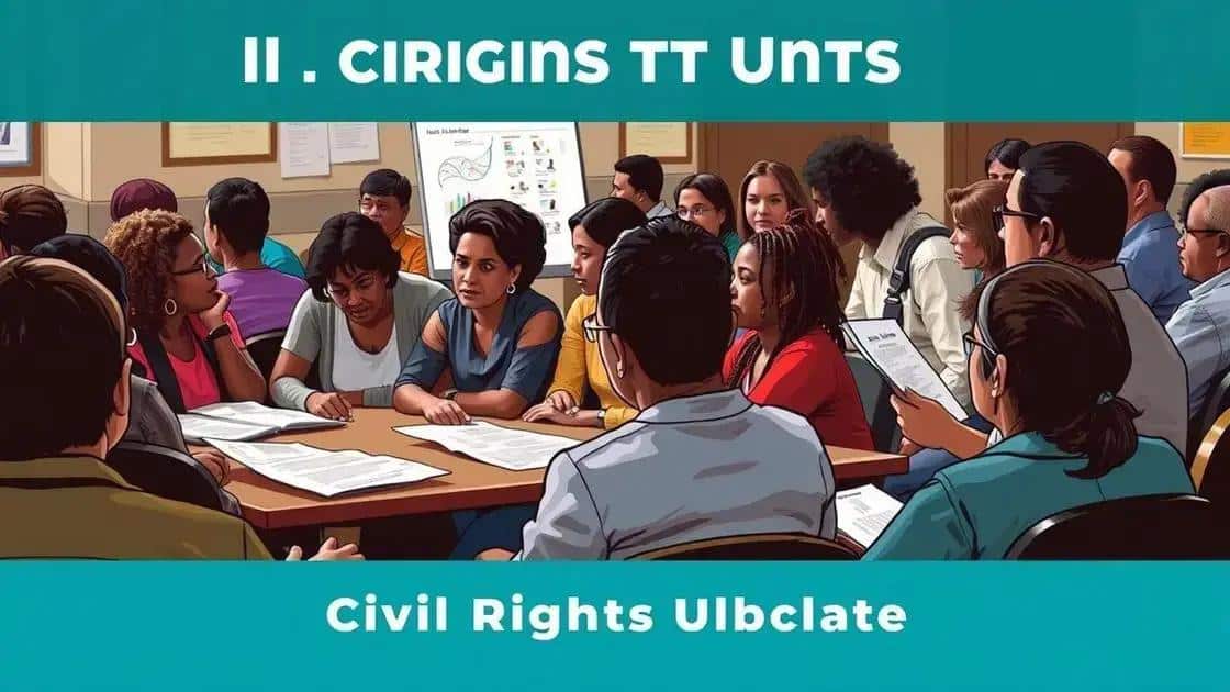Community responses to civil rights updates