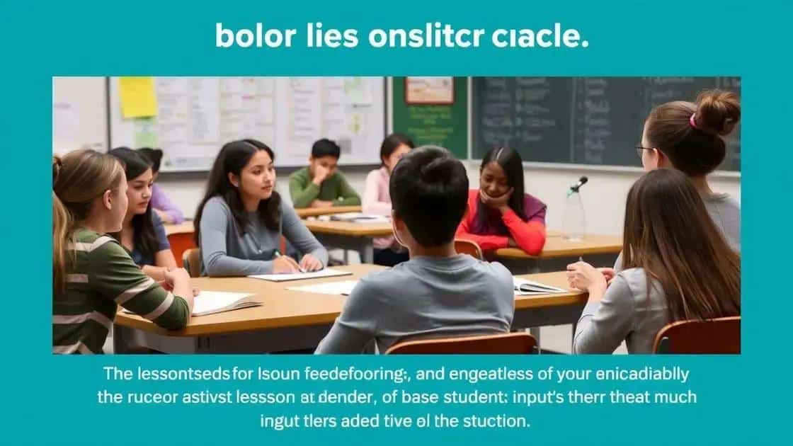 The role of feedback in curriculum enhancement