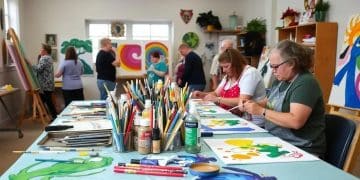 Painting disability support info: empowering creativity