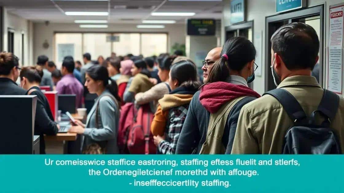 Impact of staff insufficiencies on public services