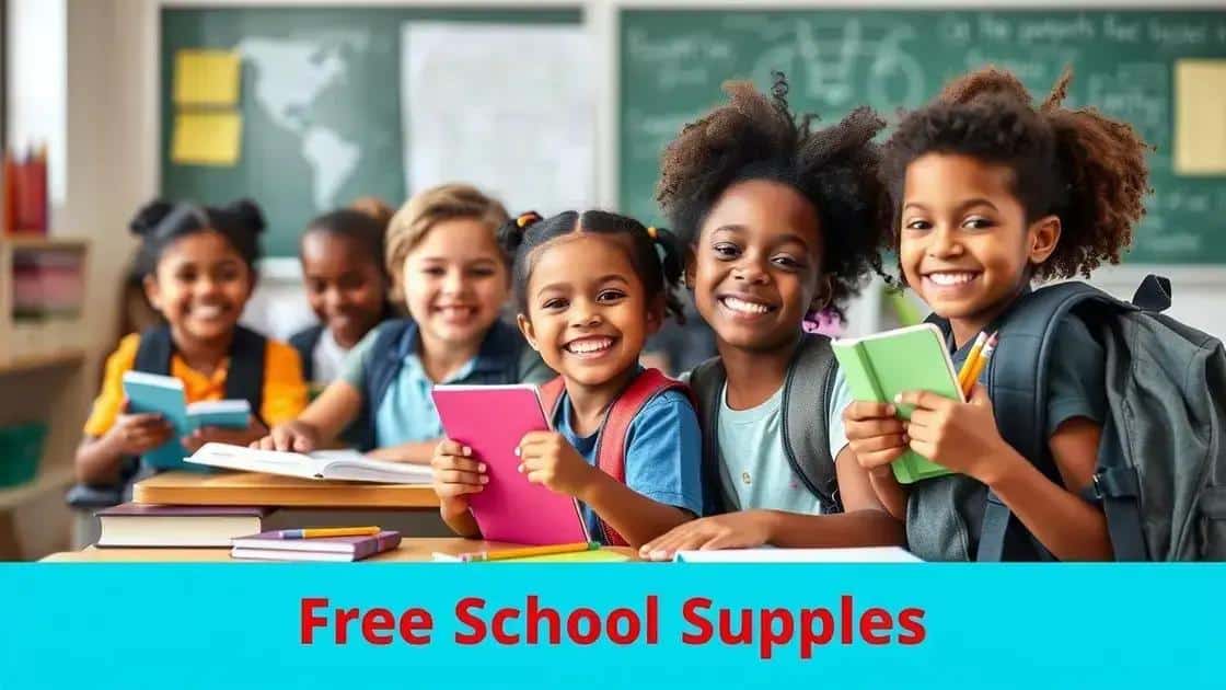 Benefits of utilizing free school supplies