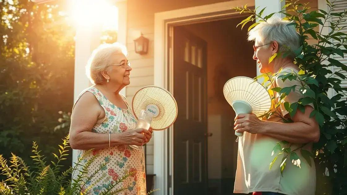 Ways to support seniors during heat waves
