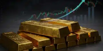 Gold and silver bars representing precious metal investments for 2025 financial outlook.