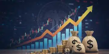 Financial charts and Federal Reserve logo illustrating 2026 interest rate hikes impact on investments.