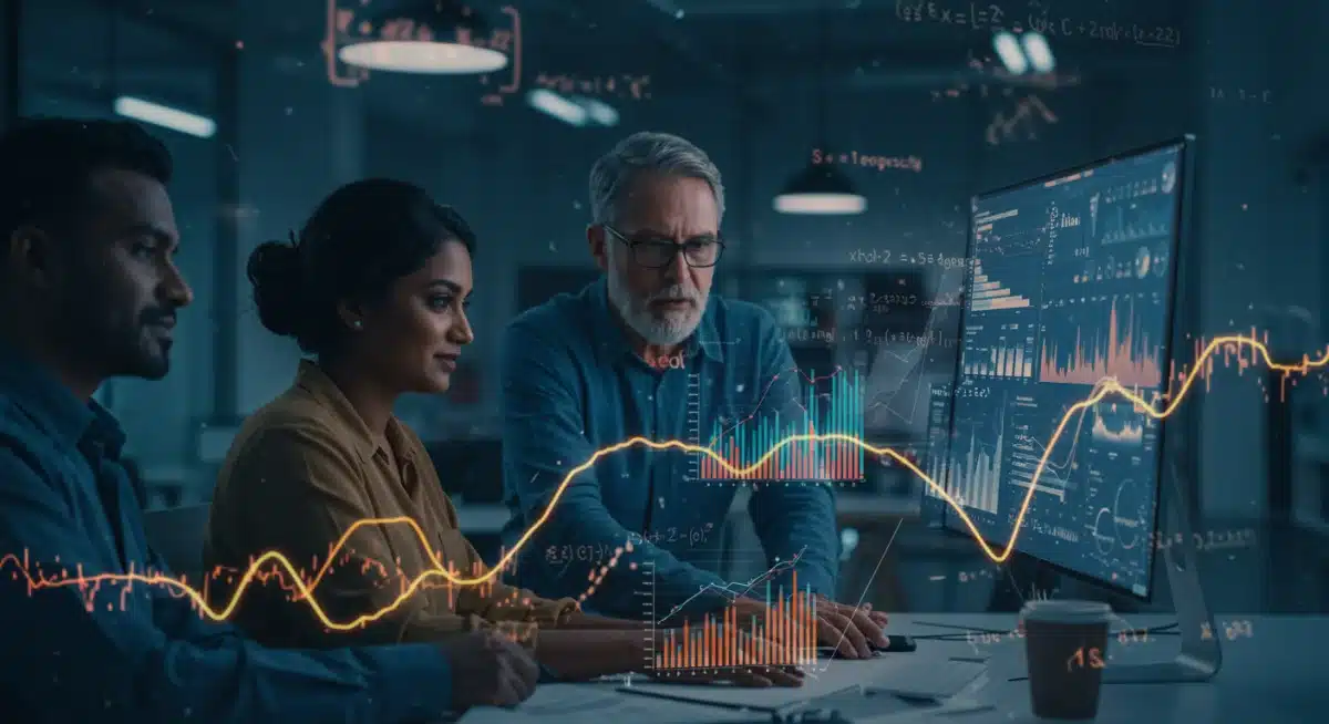 Data analytics dashboard showing growth trends, representing the impact of data science certifications.