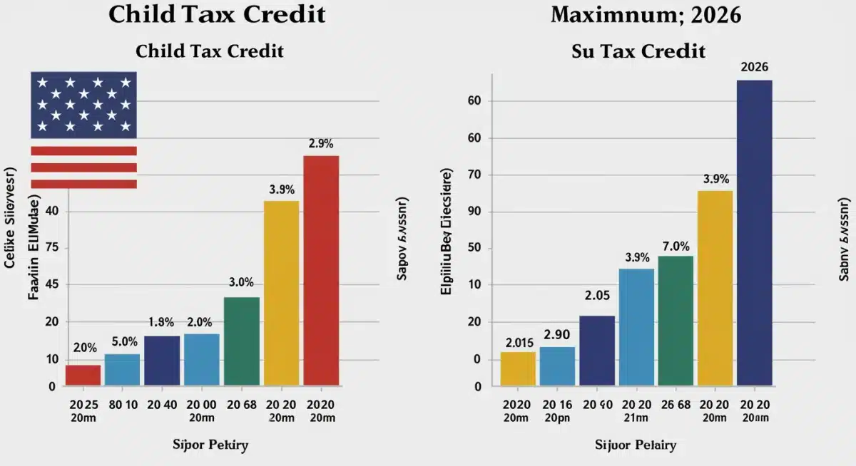 Comparison of Child Tax Credit eligibility and payouts for 2025 versus 2026.