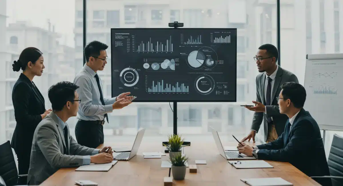 Team collaborating on strategic adaptation to new federal regulations