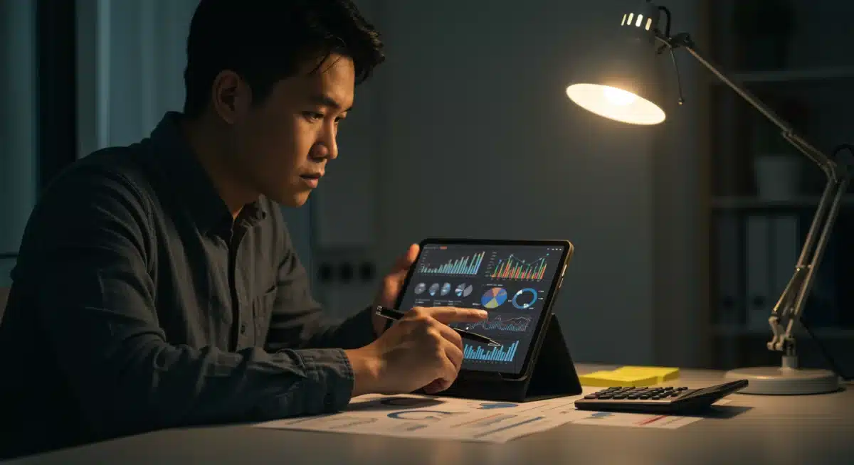 Analyzing financial charts for retirement investments