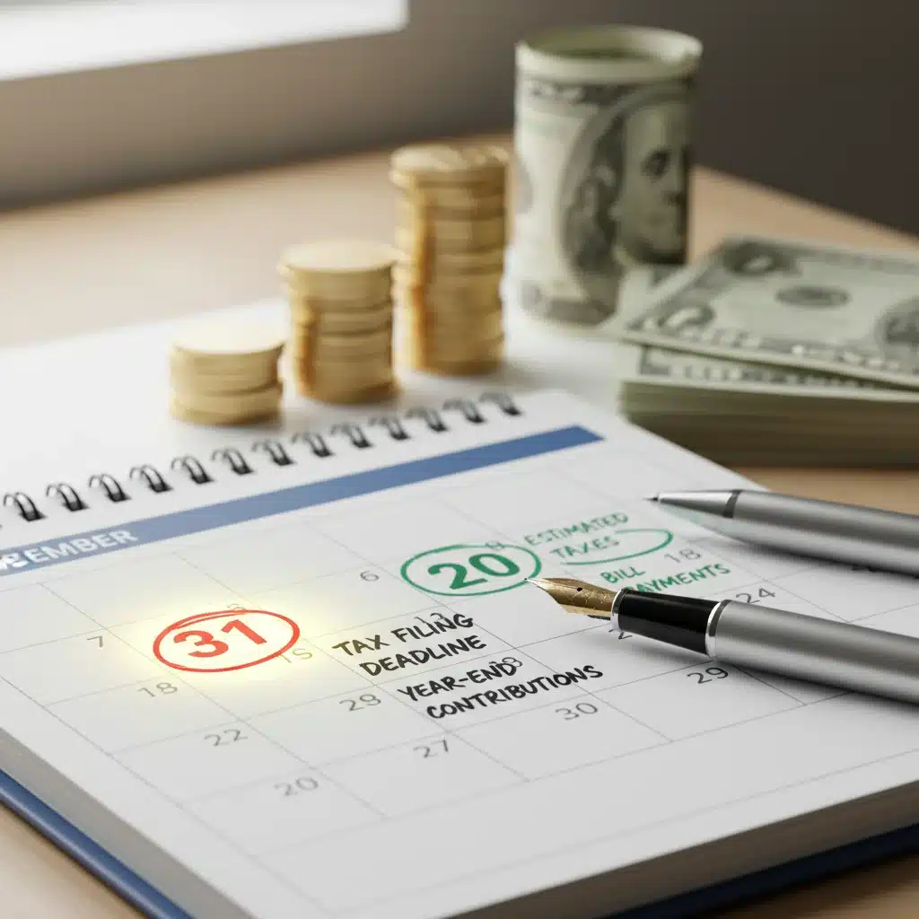 Calendar highlighting December 31st deadline for federal benefits open season