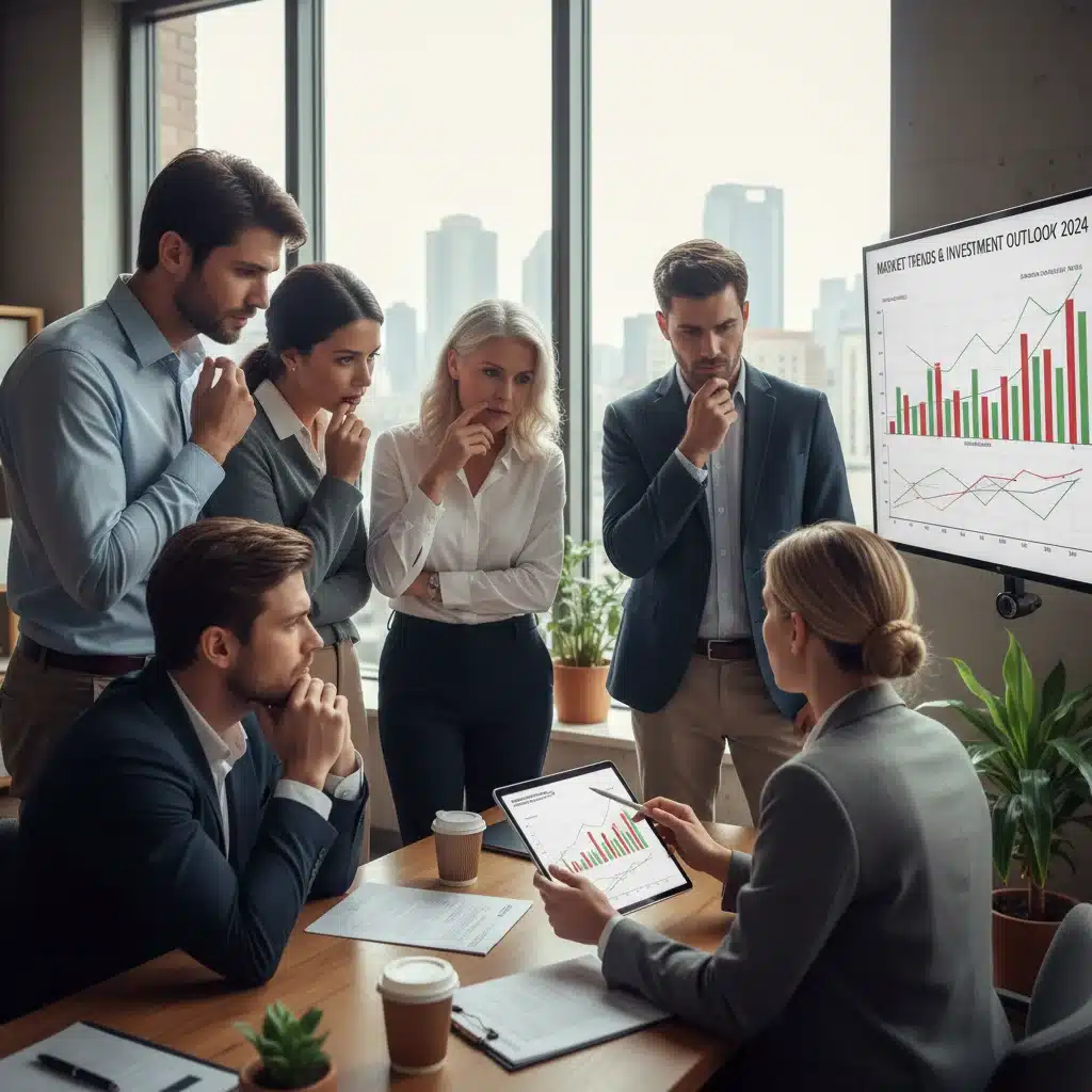 People consulting a financial advisor about future interest rate changes and their personal finance strategies.