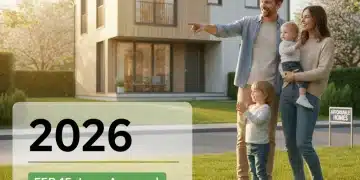 Family looking at new home, housing assistance 2026